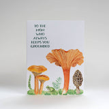 Mushroom Mothers Day Card - Mom Greeting Card