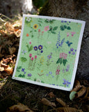 Wildflowers Sponge Cloth - Eco-Friendly Cellulose Dish Cloth