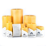 Pure Beeswax Pillar Candles – Eco-Friendly, Handmade in CO