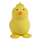 Chick Natural Organic Rubber Teether, Rattle & Bath Toy