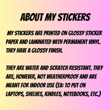 The whole spectrum of emotions, Mental health sticker