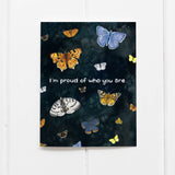 Proud of Who You Are - LGBTQIA Pride - Congratulations Card