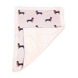 Cozy Dachshund Sherpa Knit Baby Blanket