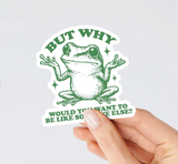 Self Love Frog sticker