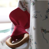 Baby Teething Ears | Scarlet Red Organic