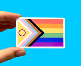 Pride flag sticker
