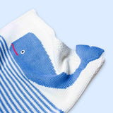 Organic Whale Lovey / Baby Security Blanket (Handmade)