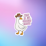 This Is My Second Rodeo Sticker 