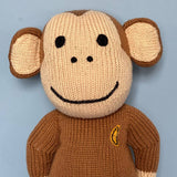 Knitted Monkey Doll (Handmade)