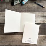 Full Moon Thank You Card - Lunar Thanks Card