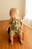 Sage Cactus | Organic Short Sleeve Coverall