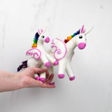 Wool Felt Rainbow Unicorn Pegasus