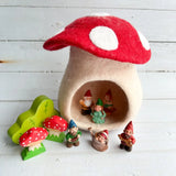 Felt Toadstool Mushroom Waldorf Play Cottage