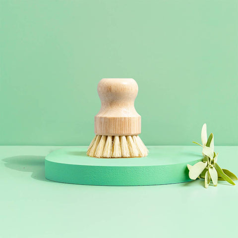 Dish Scrub Brush (Bamboo & Sisal)