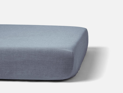 Organic Crinkled Percale Crib Sheet