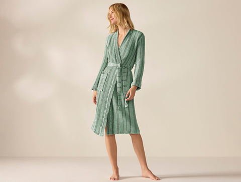 Unisex Organic Waffle Robe