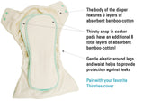 Thirsties Natural Fitted Diapers - One Size