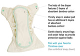 Thirsties Natural Fitted Diapers - Newborn
