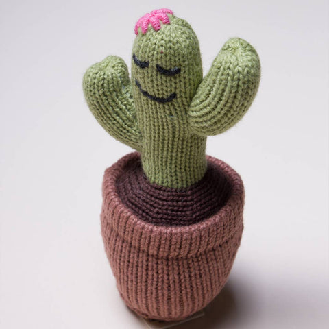Baby Rattle Toy-Cactus (Handmade)