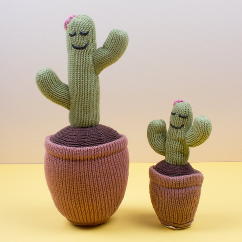 Medium Stuffed Cactus (Machine Washable)