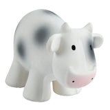 Cow Natural Organic Rubber Teether, Rattle & Bath Toy