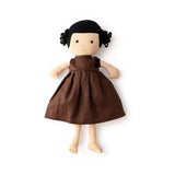 Nell in Plum Linen Dress