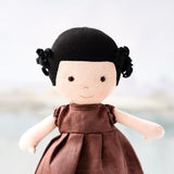 Nell in Plum Linen Dress