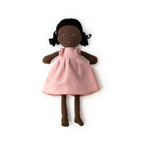 Ada in Rosebud Linen Dress