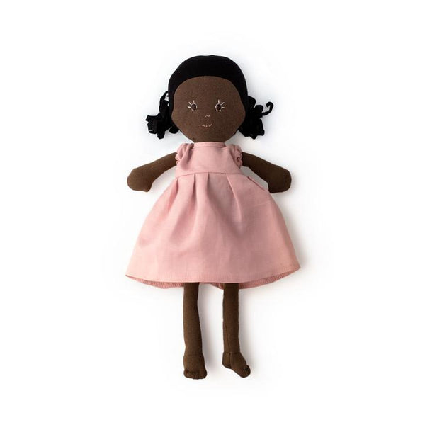 Ada in Rosebud Linen Dress – Jen's Organic Baby