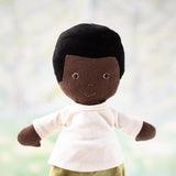 William in Moss Pants and Natural Shirt