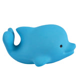 Dolphin Natural Organic Rubber Teether, Rattle & Bath Toy