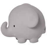 Elephant Natural Organic Rubber Teether, Rattle & Bath Toy