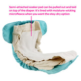 Blueberry Organic One Size Simplex All In One Diaper w/ Stay Dry Soaker