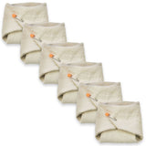 OsoCozy Muslin Flat Organic Cloth Diapers (6 Pack)