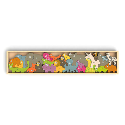 Animal Parade A TO Z Puzzle & Playset