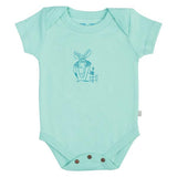 Finn & Emma Pool Blue Lap Shoulder Onesie with Viking