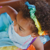 Rainbow Silk Garland