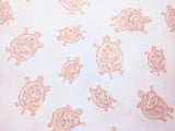 Fitted Crib Sheets in Turtle Print