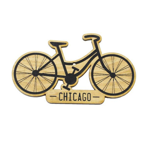 Wooden Tucson Bike Ornament