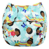 Blueberry Organic One Size Simplex All In One Diaper w/ Stay Dry Soaker