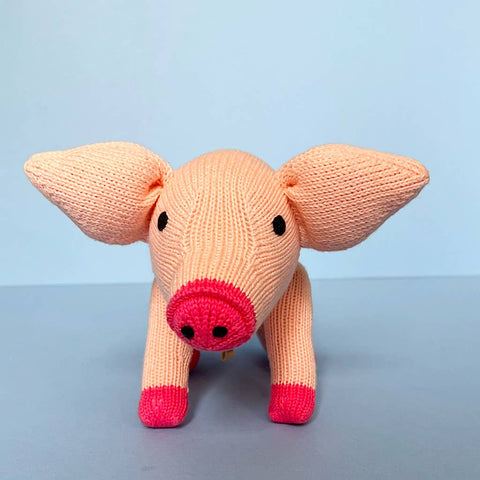 Knitted Pig Doll (Machine Washable)