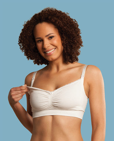 Seamless Organic Nursing Bra - Natural