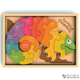 Bilingual Counting Chameleon Puzzle