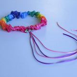 Rainbow Silk Garland